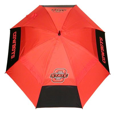 Team Golf NCAA Oklahoma State Cowboys Golf Umbrella 62" Golf Umbrella with Protective Sheath, Double Canopy Wind Protection Design, Auto Open Button