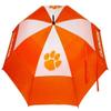 Team Golf NCAA Clemson Tigers Golf Umbrella 62" Golf Umbrella with Protective Sheath, Double Canopy Wind Protection Design, Auto Open Button view 1
