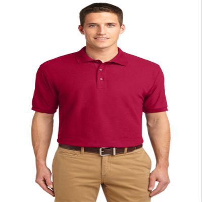 Port Authority Silk Touch Polo Shirt Red