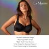 Le Mystere Womens Lace Tisha Full Coverage Fit T-Shirt Bra - Coco Plum, 34C view 3