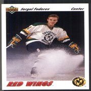 1991-92 Upper Deck #40 Sergei Fedorov All Rookie Team