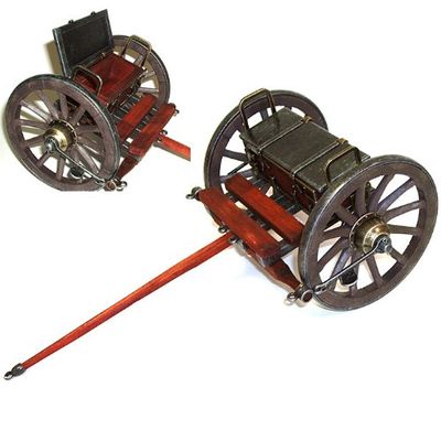 Whetstone Cutlery Collectible Miniature Civil War Limber, Multi