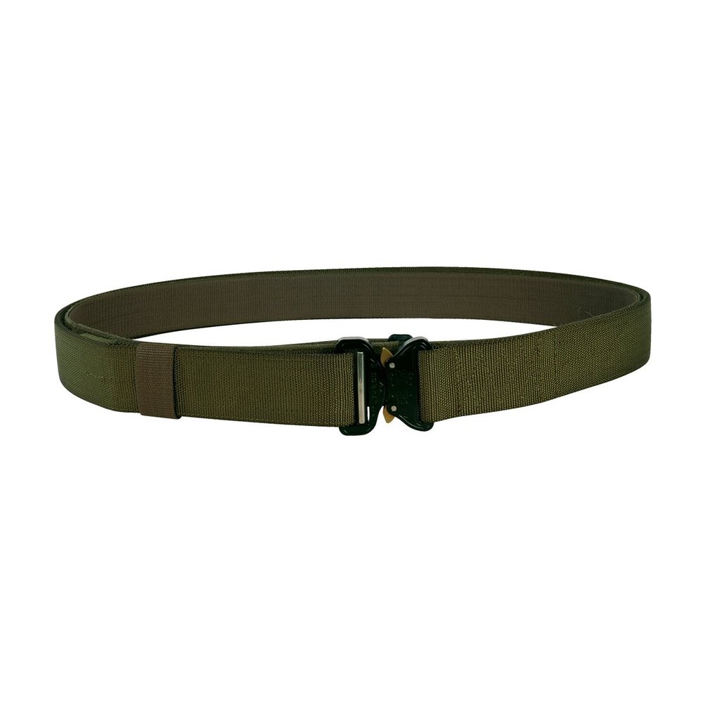 Tasmanian Tiger Equipment Belt Mk II Set, Double Tactical Battle Belt, Duty and Utility, Cobra Buckle, Medium, Olive (TT-7633-331-M)