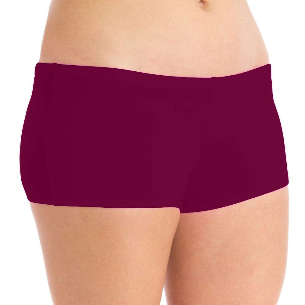 Bodywrappers Adults Boy Cut Athletic Low-Rise Briefs, Wine, XLarge