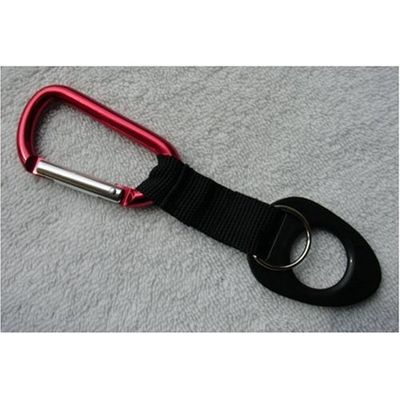 (2) Water Bottle Holders W/ Red Aluminum Carabiner Attachments