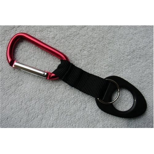 (2) Water Bottle Holders W/ Red Aluminum Carabiner Attachments