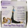 Aeromat Soft Weighted Power Yoga Ball, Teal/Gray, 6-Pound view 4