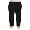 Alfred Dunner Classics Pants Black 8 Short Misses view 1