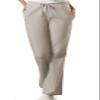 Cherokee Women's Fashionable Flare Leg Drawstring Pant, Khaki, Medium view 1