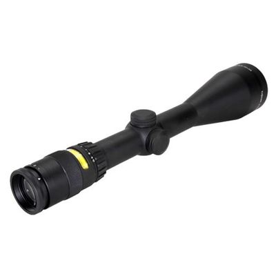 Trijicon TR22 AccuPoint 2.5-10x56mm Riflescope, 30mm Main Tube with BAC Amber Triangle Post Reticle, Matte Black