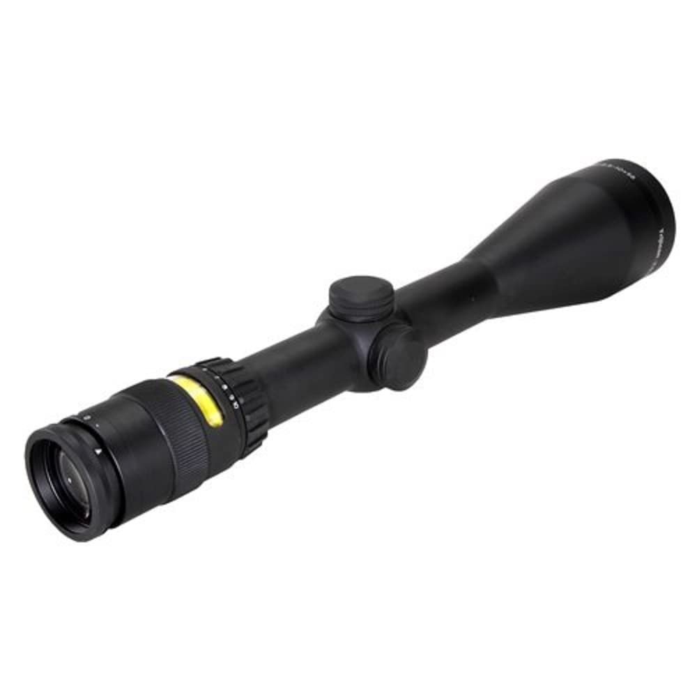 Trijicon TR22 AccuPoint 2.5-10x56mm Riflescope, 30mm Main Tube with BAC Amber Triangle Post Reticle, Matte Black