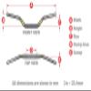 Pro Taper Seven Eighths Handlebars - Standard 7/8 (KX Low) (Black) view 2