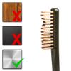 Otis All Purpose Brushes Nylon/Bronze/Stainless Steel 3 pk. view 4