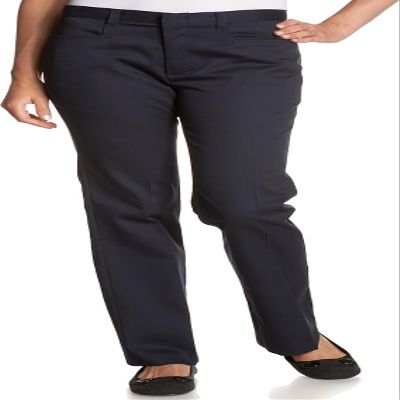 Dickies Juniors Flare Bottom Pant, Dark Navy, 9