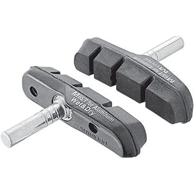 SHIMANO Unisex - Adult M65T Brake Shoe Black 5 Pairs