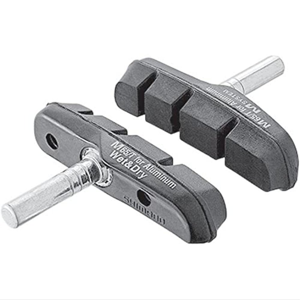 SHIMANO Unisex - Adult M65T Brake Shoe Black 5 Pairs