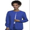 Cherokee Women's Snap Front Warm Up Jacket, Royal, X-Large view 1