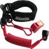Atlantis 13-0283 Pro Floating Wrist Lanyard Red view 1