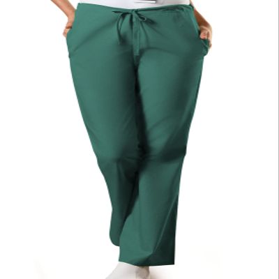 Cherokee Women's Fashionable Flare Leg Drawstring Pant, Hunter, Medium-Tall
