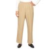Alfred Dunner Women's Solid Medium Pant Size 10 Tan view 1
