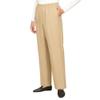 Alfred Dunner Women's Solid Medium Pant Size 10 Tan view 3