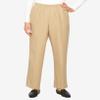 Alfred Dunner Women's Solid Medium Pant Size 10 Tan view 4