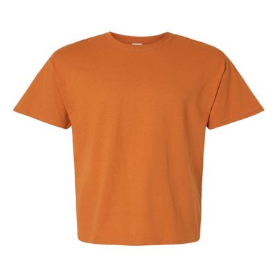 5280 - Large - Texas orange 5.5 oz Comfortsoft Cotton T-shirt