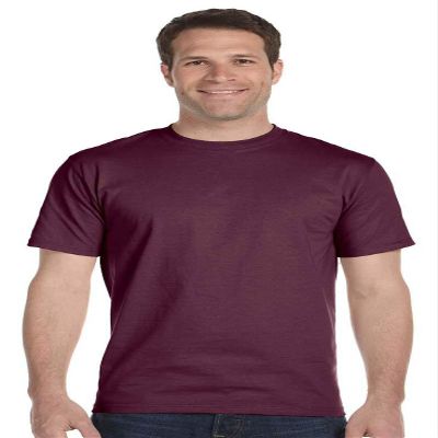 Hanes Heavyweight 100% ComfortSoft Cotton T-Shirt, Maroon, Small