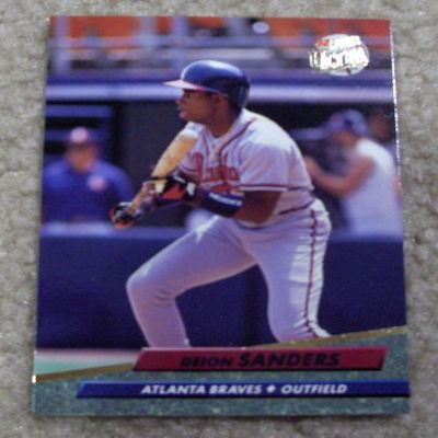 1992 Fleer Ultra Deion Sanders # 464 MLB Baseball Card