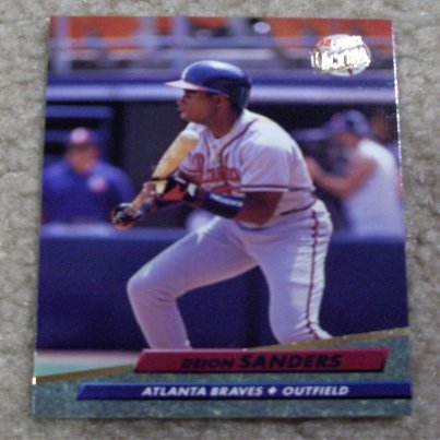 1992 Fleer Ultra Deion Sanders # 464 MLB Baseball Card