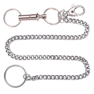 Herbertz Robust chain with lobster claw clasp Knife, Grey, M