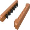 Fat Cat 2-Piece Wall Mounted Hardwood Billiard/Pool Cue Rack, Holds 6 Cues view 3
