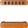Fat Cat 2-Piece Wall Mounted Hardwood Billiard/Pool Cue Rack, Holds 6 Cues view 4