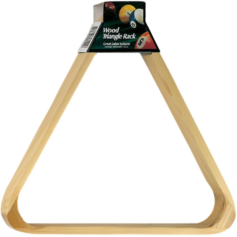 Viper by GLD Products Billiard/Pool Table Accessory: 8-Ball Rack, Hardwood Triangle, Holds Standard 2-1/4" Sized Balls,Oak,27-0100