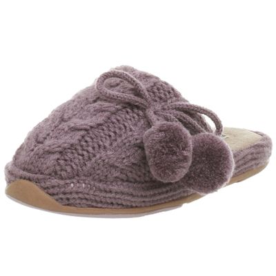 Deer Stags Women's Cardigan Scuff,Purple,11 M