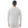 Indera Men's Traditional Waffle Thermal Underwear Long Sleeve Shirt, Heather Grey, 2X view 3