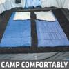 Drymate Tent Carpet Mat, Protective Waterproof Liner Keeps You Warm & Dry, Camping Floor Rug Accessory (7'4" x 8'4"), Durable, Lightweight, Soft & Comfortable, Trimmable Material (USA Made) (Charcoal) view 2
