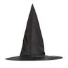 Forum Novelties 21130 Unisex-Adults Hat-Witch Taffeta, Black, Standard view 2
