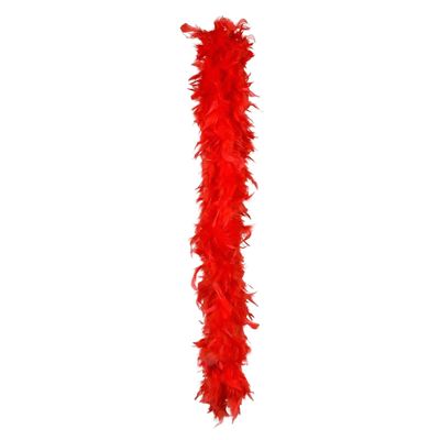 Boland 52700 Feather Boa, 180 cm, Red