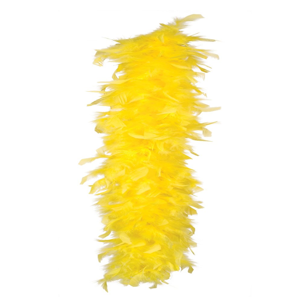 Boland 52701 Feather Boa, 180 cm Yellow