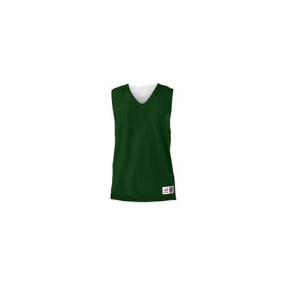 Alleson Athletic Adult Reversible Mesh Tank,Forest/White,Small