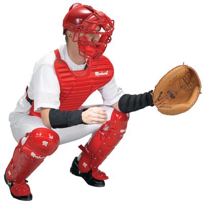 Markwort CATCH-TEK Adult Catchers Protective Inner Forearm Sleeves, Black, Adult Medium