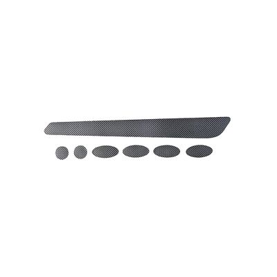 BBB Cycling Bike Skin Sticker Carbon Fiber Print Water Resistant Easy to Install On Your Bike Frame BikeSkin BBP-51