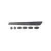 BBB Cycling Bike Skin Sticker Carbon Fiber Print Water Resistant Easy to Install On Your Bike Frame BikeSkin BBP-51 view 1