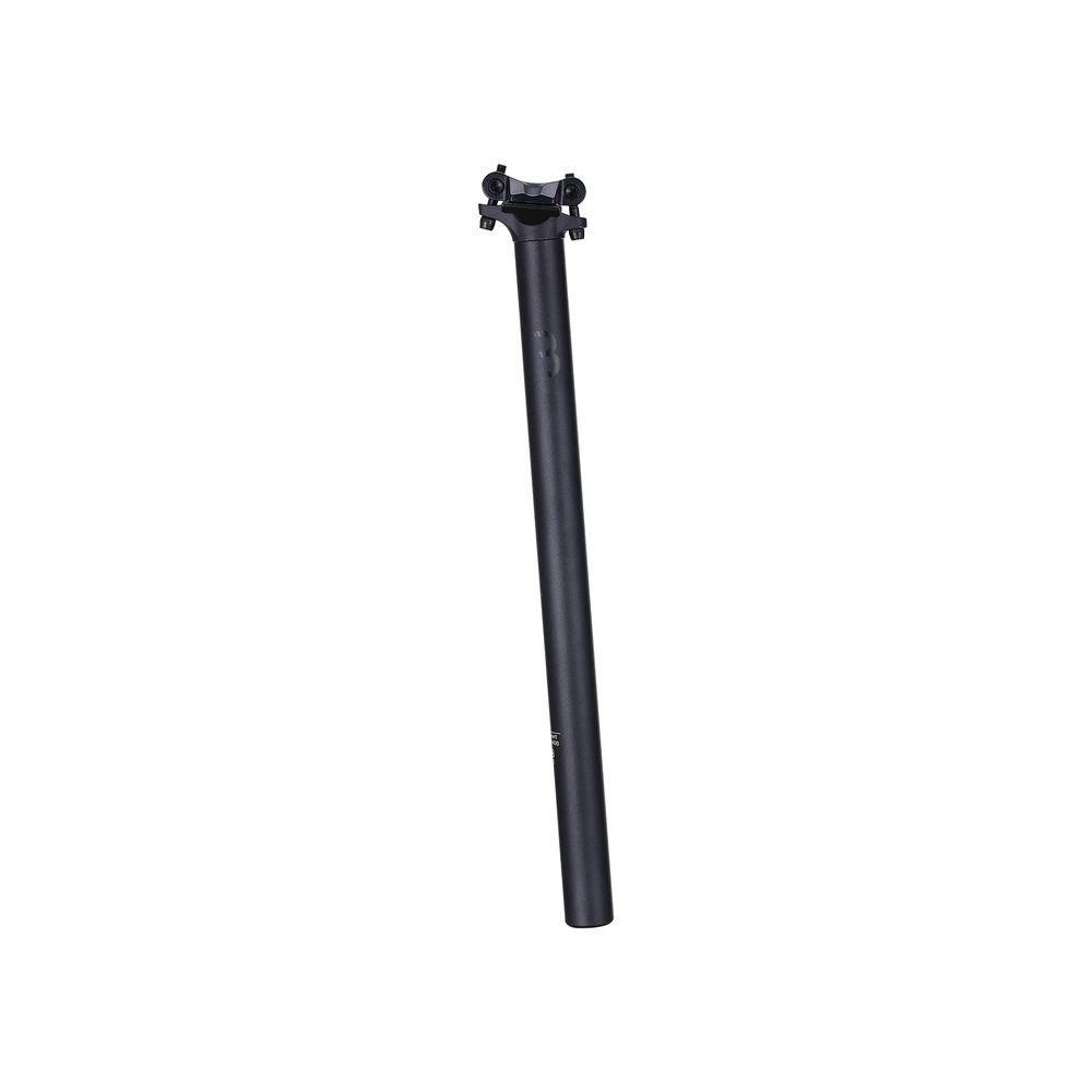 BBB Cycling Unisex's Adjustable Skyscraper | 25.4 mm 400 mm |Road MTB Mountainbike E-Bike Urban Cycling | Aluminum Seat Post | BSP-20, Black