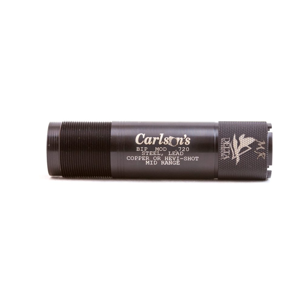 CARLSON'S Choke Tubes 12 Gauge for Browning Invector Plus [ Mid Range | 0.720 Diameter ] Blued Steel | Delta Waterfowl Extended Choke Tube | Made in USA