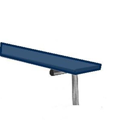 21' Permanent Bench w/o back (colored) (EA)