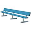 BSN BEPG21CB 21' Portable Bench with Back, Royal view 1