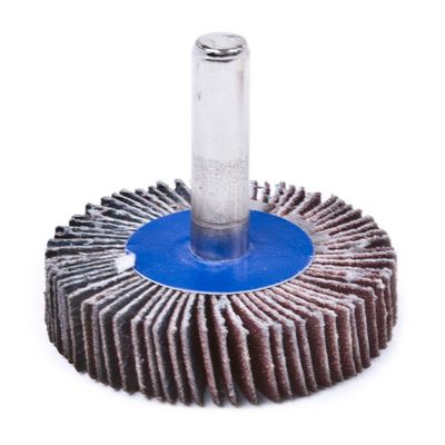 Forney 71693 Mounted Flap Wheel with 1/4" Shank, 1-1/2" by 1/2", 120 Grit