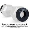 PlateMate Microload Pair 2 1/2 lb. Magnetic Donut Weights (5 lb. Set) view 2